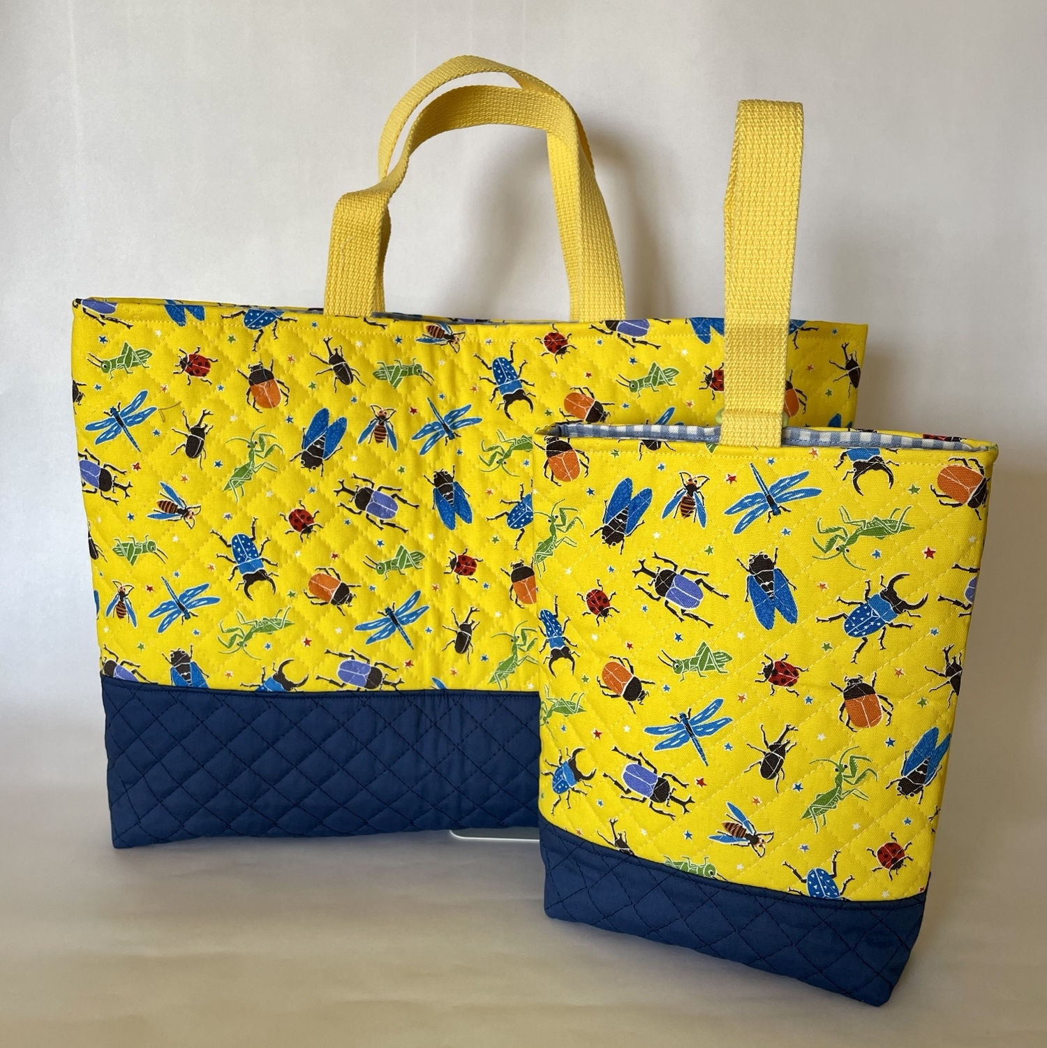 【yuryo】昆虫集まれ　入園入学セット　ポケット充実　ハンドメイド　虫 pfs-513-3s.jpg
