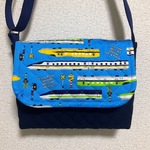 新幹線(水色)   ポシェット　キッズ   男の子用