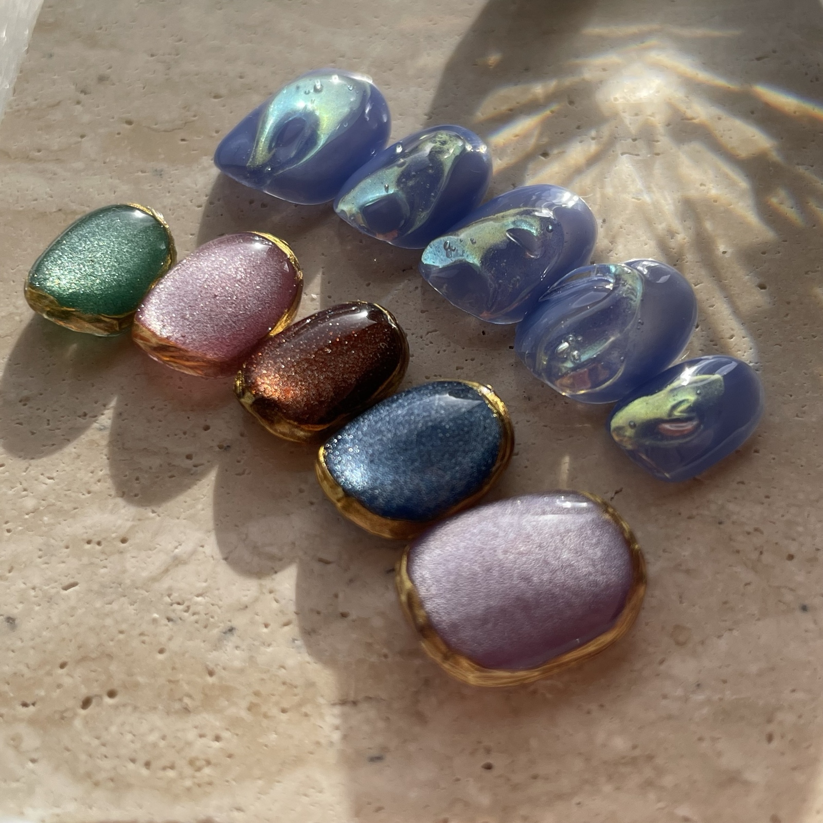 宝石 ニュアンス ジュエリー マグネット カラフル ぷっくり