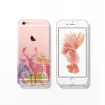 【名入れ可】iPhone 7 / 7+ / SE / 6 / 6S / 6+ / 6S＋/ 5 ソフト ケース メラクリア　C123