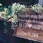 オリジナル ウェルカムボード