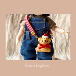 ごちそうテディベアクッキーぷち・プレーン【ドール用・ネックレス】