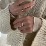 淡水パールring 2点set