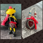 ハートのゴシック調バッグ/13-2302￥1800【ワンダフレンド】