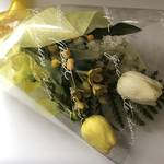 送料無料　春の花束　チューリップ　スイートピー　すずらん　ミモザ