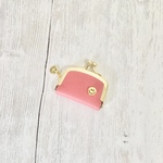 New ネックレスのためのアクセサリーケース・サーモンピンク・ニコちゃん・受注販売
