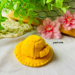 ①幼稚園帽子📛ペット帽子(黄色)