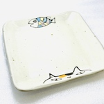小さなの醤油角小皿