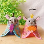 ②チンチラ🎎お雛様(グレー)