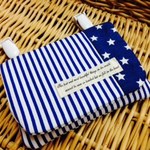 再販2　おしゃれなキッズの為の移動ポケット★☆星×ストライプ