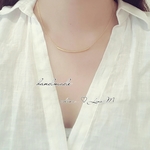 ※再販※ゴールドパイプのシンプルネックレス♡