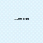 sora1313様 専用