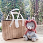 うさぎのあみぐるみ