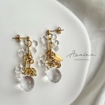 clear drop × chain [ gold ]