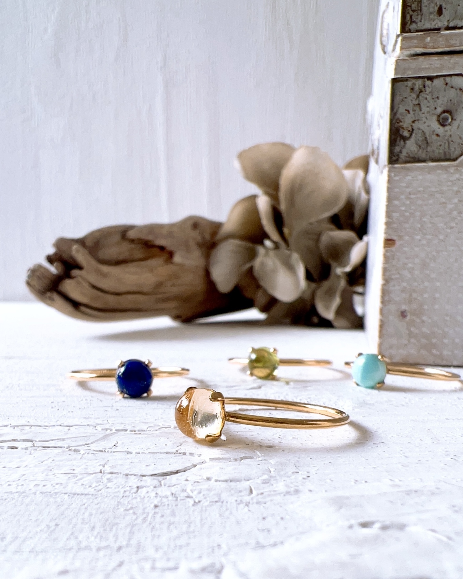 大粒　天然石ペリドットリング＆ピアス14K fit=scale-down,w=1200