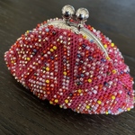 ●おばあちゃんが作ったビーズのがま口財布