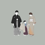【線画風】似顔絵イラスト/オーダー