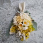 Swag bouquet＜rose＞＊受注制作＊スワッグ＊春＊ブーケ＊壁掛け＊プリザーブドフラワー＊お花＊ギフト＊記念日＊結婚祝い＊ミモザ