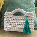 Hoooked zpagetti      ホワイトトートbag