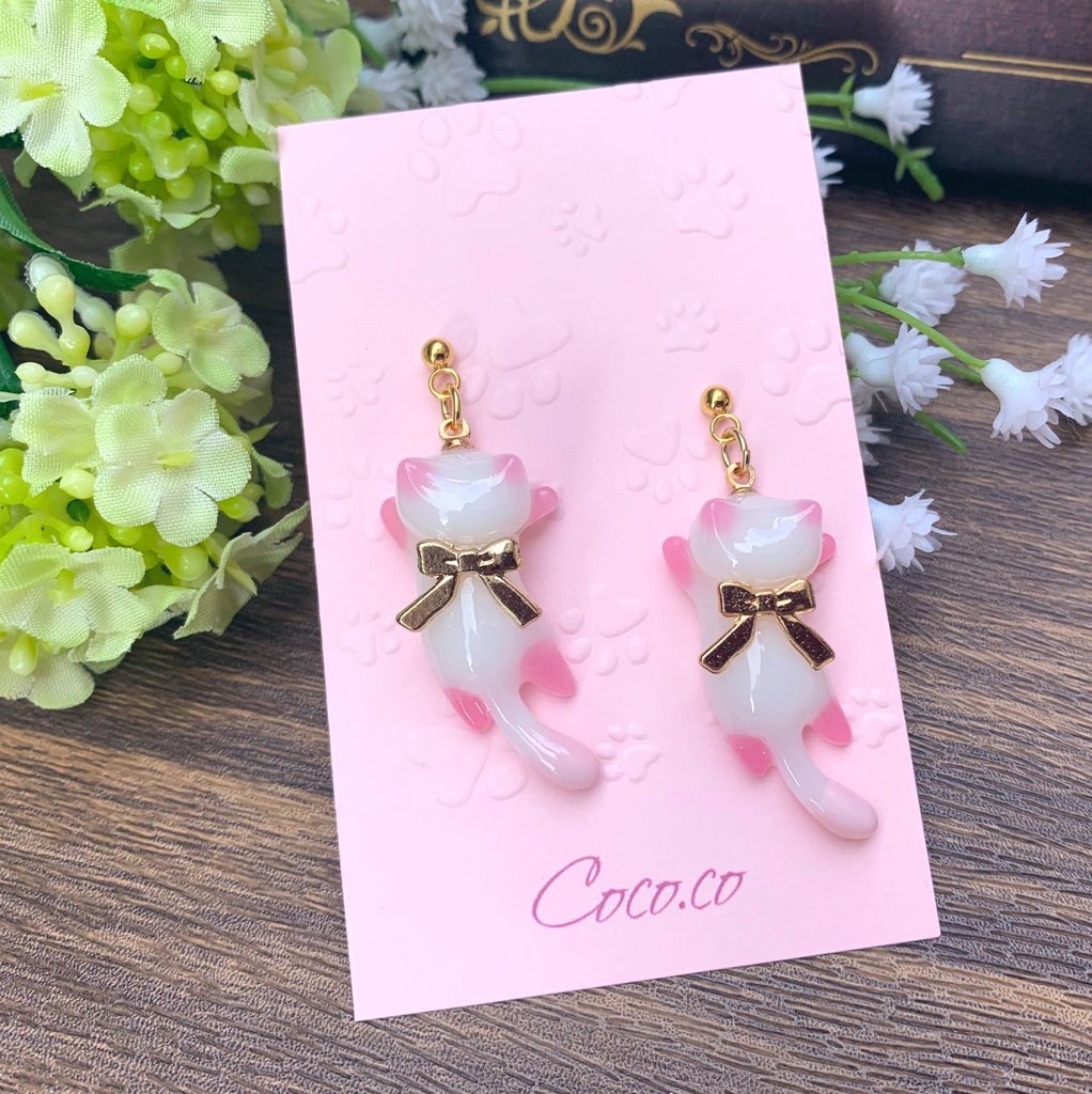 クラッシュチョコジャムの猫ピアス　ミニチュア　可愛い 楽天市場】軟骨ピアス 14G 16G 18G ボディピアス かわいい