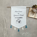  HATA013❁﻿ウェディングフラッグ♡