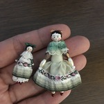 アンティークドール風ミニチュアドール2人セット♪