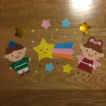 七夕壁面飾り☆①