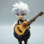 1/8 ミニチュアクラシックギター オーク