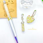 スワロフスキー　ボールペン　& アロマポット　& キーリング　　ギフトセット　🎁✨　花　送料無料