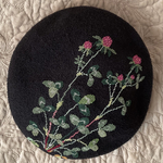 世界でひとつの手刺繍💠Don’t Quit Your Daydream💠かわいいベレー帽💠いつも一緒