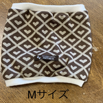 新作★ハート柄ニットスヌードMサイズ