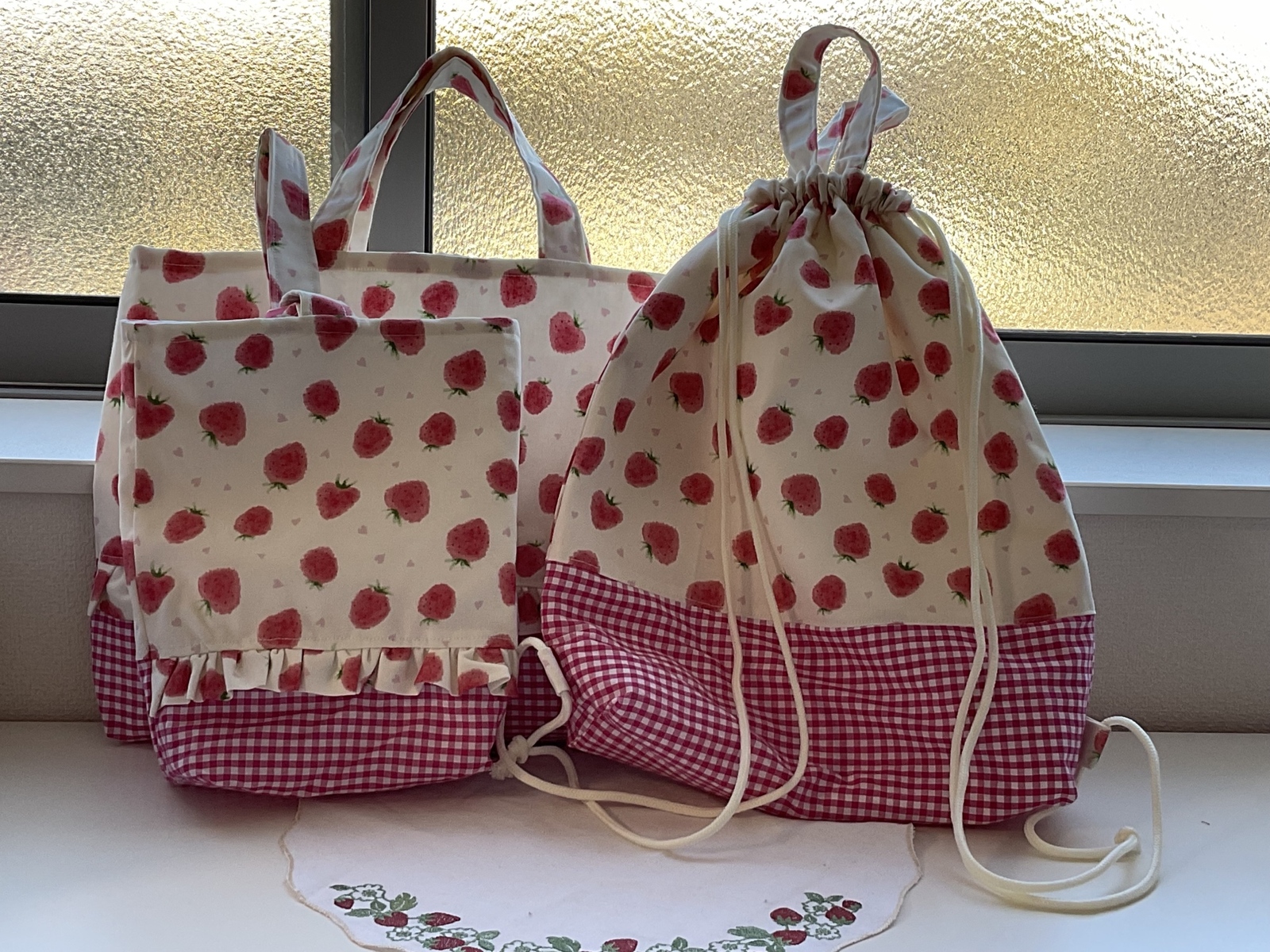 【専用】入園入学セット ７点 いちご ハンドメイド イチゴ - 入園入学セットの人気通販 | minne 国内最大級の