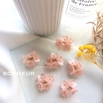 A1539【送料無料】Original charm 桜ピンク フラワー タッセル チャーム 2pcs