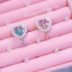 Royal prism pinky ring / baby blue