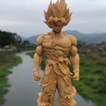 彫刻工芸品 孫悟空 置物  黄楊木 飾り置物装饰摆件美術工芸品 