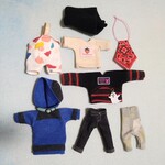 お洋服詰め合わせB《ねんどろいどどーる/オビツろいど/標準/脚長》