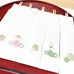 🎎2023年春色○●雛祭りの水引飾り祝い箸５本