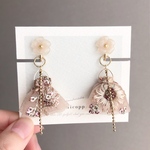 【イヤリング】［耳のドレス］ペールオレンジ