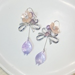🌸「結」ピアス💜
