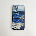 【iPhone14〜6全機種対応】サント・マリー・ド・ラ・メール　ゴッホ　油絵風　スマホケース