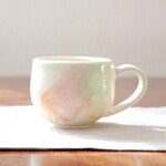 色化粧 刷毛目模様のマグカップ ＊ 春色 ＊ ３