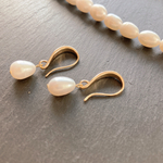 一粒パールのピアス🐚14kgf