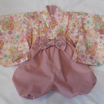 ハンドメイド　女の子袴　80サイズ