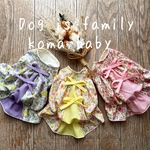 fumiyo1-28様専用　コラボ第2段！ナチュラルトーンの花柄バルーンワンピース・黒の花柄バルーン