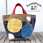 tuttifun＊赤の持ち手のmaruバック