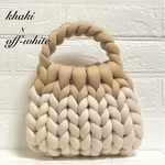 コロンっと可愛い♡マンドゥバッグ　バイカラー