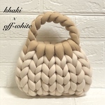 コロンっと可愛い♡マンドゥバッグ　バイカラー