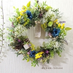大きめ玄関🌱ミモザ春の彩りリース　玄関リース