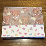 おすそ分け蛇腹ファイル　くま×チョコレート