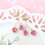 ハートチェリーのピアス/イヤリング